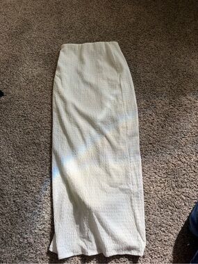 White Forever 21 Maxi Skirt - Size Small